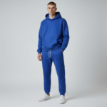 Sax Blue Standard Fit Men's Thick Sweatpants And Hoodie Sweatshirts - Görsel 3