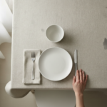 Premium Linen Tablecloth  Natural Linen - Görsel 5