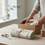 Premium Linen Tablecloth  Natural Linen - Görsel 6