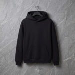 Regular Fit Men's 360 GSM Hoodie – Black