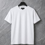30/1 Compact Cotton Regular Fit T-Shirt – 160 GSM – White
