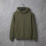Premium Regular Fit Men's 360 GSM Hoodie – Olive Green