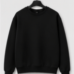 Oversize Fit Men's 360 GSM Sweatshirts – Black